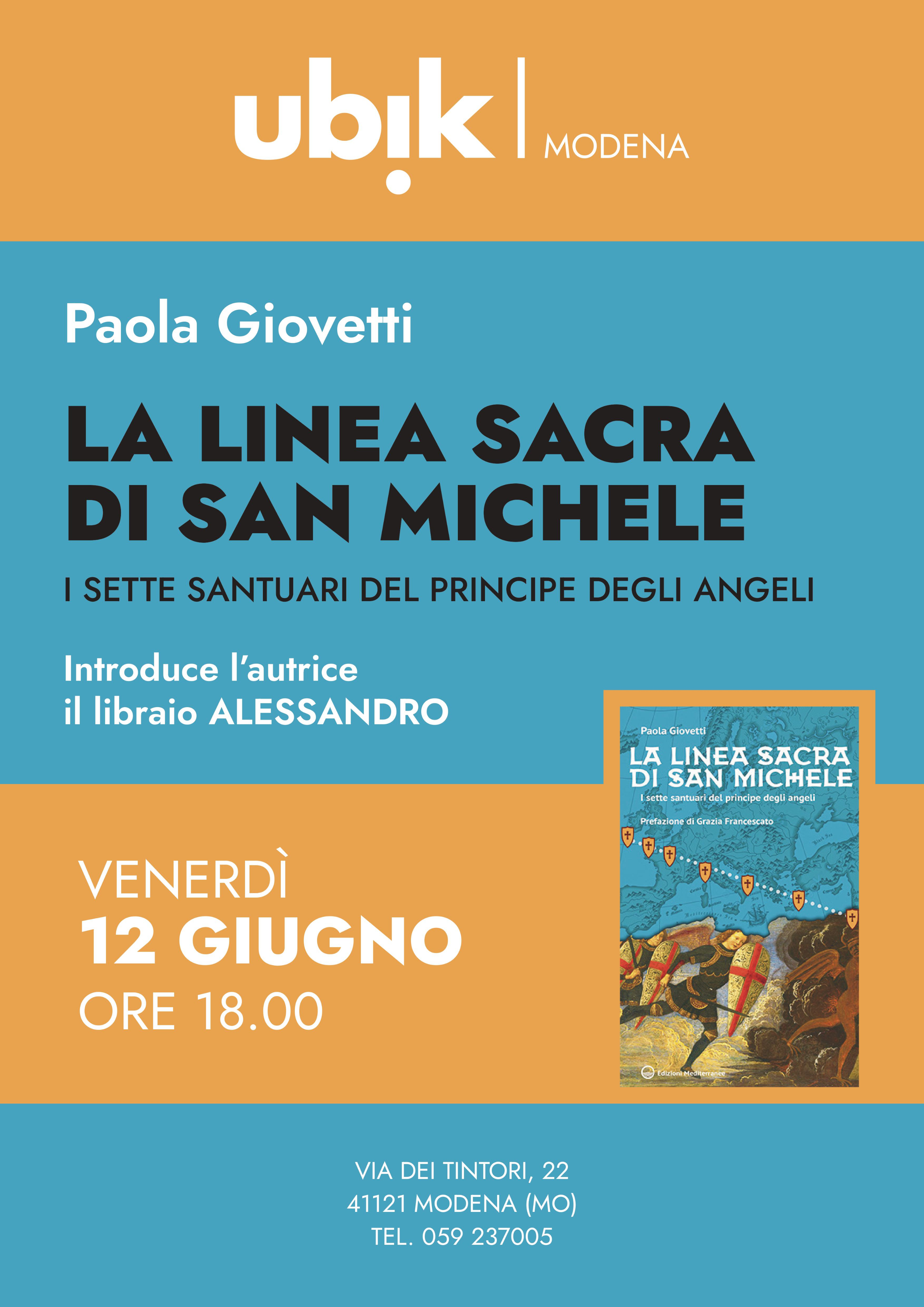 Presentazione del libro La linea sacra di San Michele di Paola Giovetti