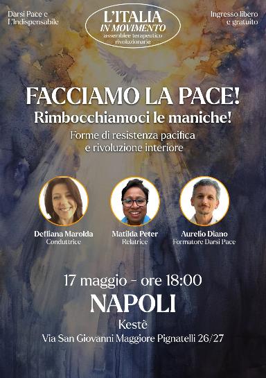 Facciamo la Pace! Rimbocchiamoci le maniche!