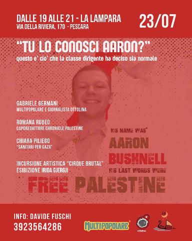 “Tu lo conosci Aaron?” | Pescara