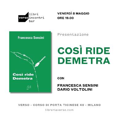 "Così ride Demetra"