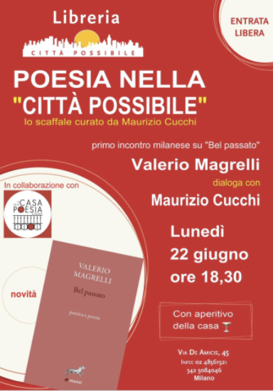 Valerio Magrelli a Milano