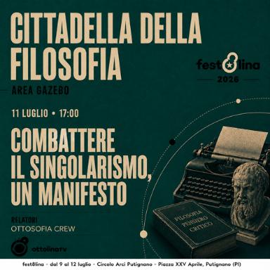 Combattere il Singolarismo, un Manifesto